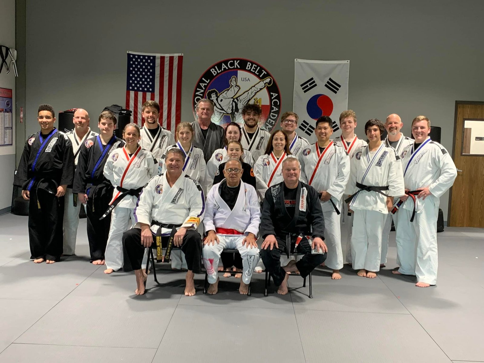 Adult martial arts class